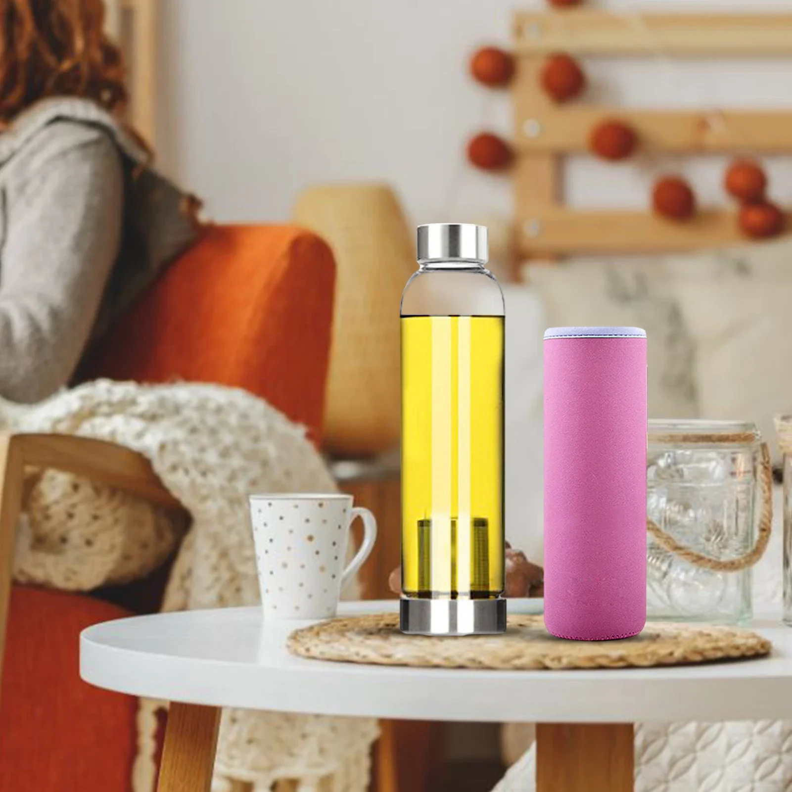 Botella de agua deportiva de v - Outdoor Sport Glass Water Bottle reseña y precio